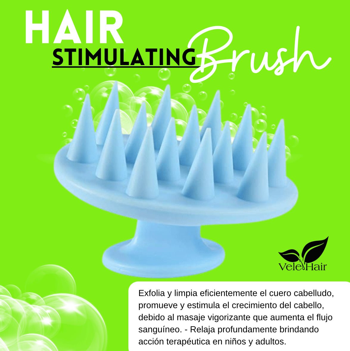 Hair stimulating brush